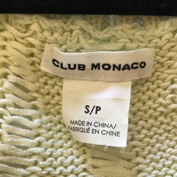 NWOT Club Monaco Frances Tank top Sweater Small - Picture 3 of 5